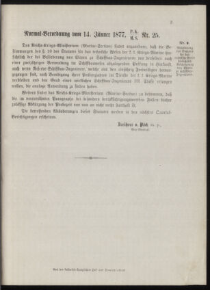 Kaiserlich-königliches Marine-Normal-Verordnungsblatt 18770117 Seite: 3