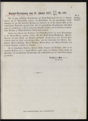 Kaiserlich-königliches Marine-Normal-Verordnungsblatt 18770131 Seite: 3