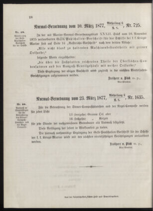 Kaiserlich-königliches Marine-Normal-Verordnungsblatt 18770324 Seite: 2