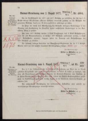 Kaiserlich-königliches Marine-Normal-Verordnungsblatt 18770808 Seite: 2