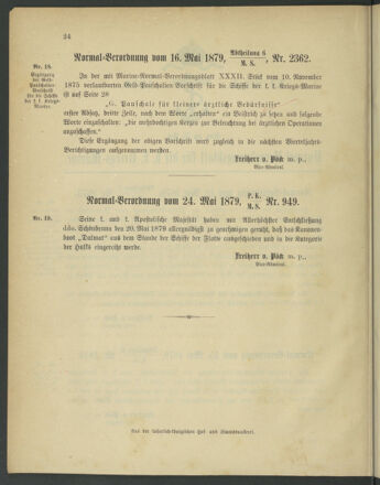 Kaiserlich-königliches Marine-Normal-Verordnungsblatt 18790526 Seite: 2