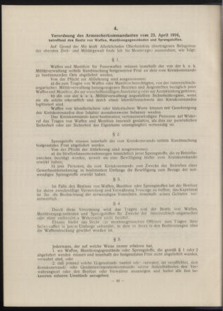 Verordnungsblatt der k.u.k. Militärverwaltung in Montenegro 19160519 Seite: 10