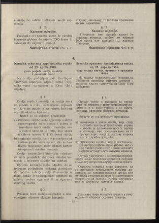 Verordnungsblatt der k.u.k. Militärverwaltung in Montenegro 19160519 Seite: 25