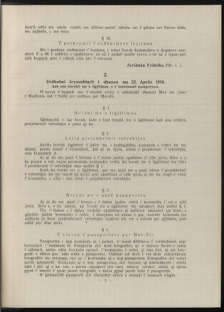 Verordnungsblatt der k.u.k. Militärverwaltung in Montenegro 19160519 Seite: 31