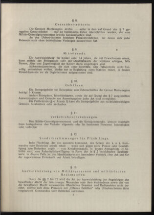 Verordnungsblatt der k.u.k. Militärverwaltung in Montenegro 19160519 Seite: 5