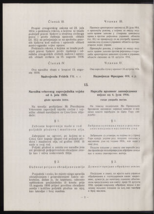 Verordnungsblatt der k.u.k. Militärverwaltung in Montenegro 19160804 Seite: 6