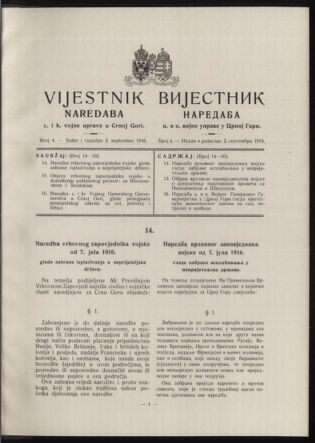 Verordnungsblatt der k.u.k. Militärverwaltung in Montenegro 19160902 Seite: 5