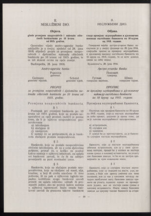 Verordnungsblatt der k.u.k. Militärverwaltung in Montenegro 19161002 Seite: 22