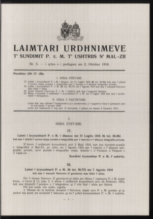 Verordnungsblatt der k.u.k. Militärverwaltung in Montenegro 19161002 Seite: 29