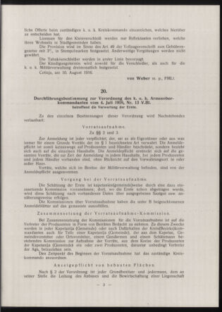 Verordnungsblatt der k.u.k. Militärverwaltung in Montenegro 19161002 Seite: 3