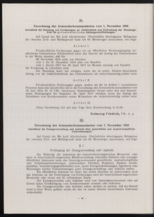 Verordnungsblatt der k.u.k. Militärverwaltung in Montenegro 19161112 Seite: 18