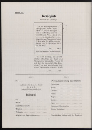 Verordnungsblatt der k.u.k. Militärverwaltung in Montenegro 19161112 Seite: 8