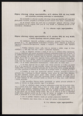 Verordnungsblatt der k.u.k. Militärverwaltung in Montenegro 19161225 Seite: 10