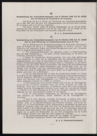 Verordnungsblatt der k.u.k. Militärverwaltung in Montenegro 19161225 Seite: 2