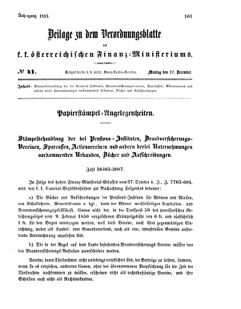 Verordnungsblatt für den Dienstbereich des K.K. Finanzministeriums für die im Reichsrate vertretenen Königreiche und Länder