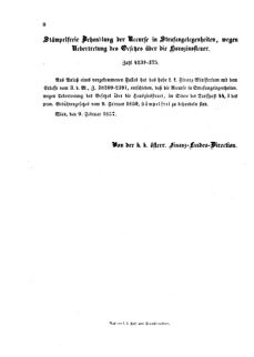 Verordnungsblatt für den Dienstbereich des K.K. Finanzministeriums für die im Reichsrate vertretenen Königreiche und Länder 18570214 Seite: 2