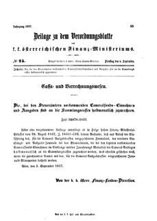 Verordnungsblatt für den Dienstbereich des K.K. Finanzministeriums für die im Reichsrate vertretenen Königreiche und Länder