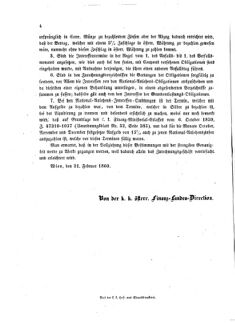 Verordnungsblatt für den Dienstbereich des K.K. Finanzministeriums für die im Reichsrate vertretenen Königreiche und Länder 18600225 Seite: 2