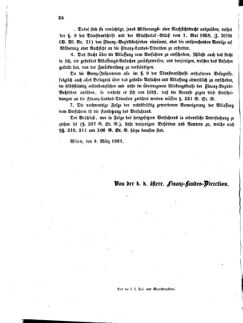 Verordnungsblatt für den Dienstbereich des K.K. Finanzministeriums für die im Reichsrate vertretenen Königreiche und Länder 18610314 Seite: 2