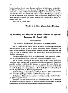 Verordnungsblatt für den Dienstbereich des K.K. Finanzministeriums für die im Reichsrate vertretenen Königreiche und Länder 18621010 Seite: 2