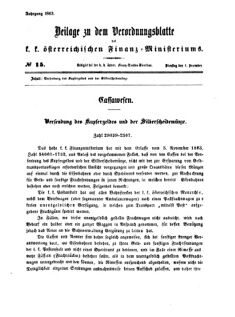 Verordnungsblatt für den Dienstbereich des K.K. Finanzministeriums für die im Reichsrate vertretenen Königreiche und Länder