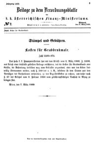 Verordnungsblatt für den Dienstbereich des K.K. Finanzministeriums für die im Reichsrate vertretenen Königreiche und Länder