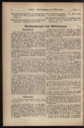 Verordnungsblatt für den Dienstbereich des niederösterreichischen Landesschulrates 19380101 Seite: 6