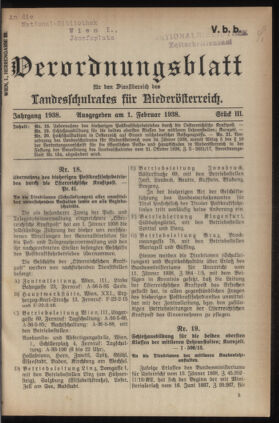 Verordnungsblatt für den Dienstbereich des niederösterreichischen Landesschulrates