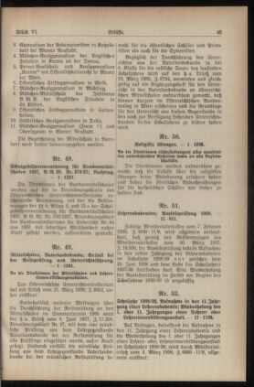 Verordnungsblatt für den Dienstbereich des niederösterreichischen Landesschulrates 19380401 Seite: 7