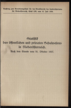 Verordnungsblatt für den Dienstbereich des niederösterreichischen Landesschulrates 19380715 Seite: 9