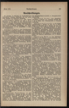 Verordnungsblatt für den Dienstbereich des niederösterreichischen Landesschulrates 19381215 Seite: 21