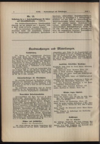 Verordnungsblatt für den Dienstbereich des niederösterreichischen Landesschulrates 19390101 Seite: 6