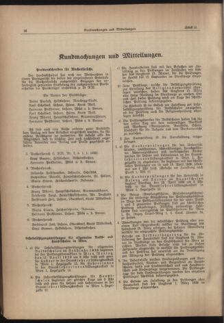 Verordnungsblatt für den Dienstbereich des niederösterreichischen Landesschulrates 19390115 Seite: 8