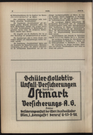 Verordnungsblatt für den Dienstbereich des niederösterreichischen Landesschulrates 19390201 Seite: 6