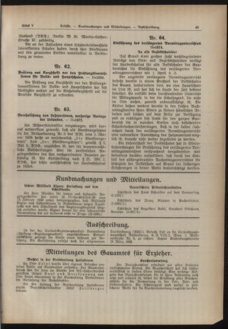 Verordnungsblatt für den Dienstbereich des niederösterreichischen Landesschulrates 19390301 Seite: 7