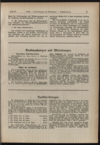 Verordnungsblatt für den Dienstbereich des niederösterreichischen Landesschulrates 19390401 Seite: 7