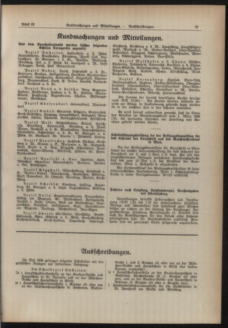 Verordnungsblatt für den Dienstbereich des niederösterreichischen Landesschulrates 19390501 Seite: 5