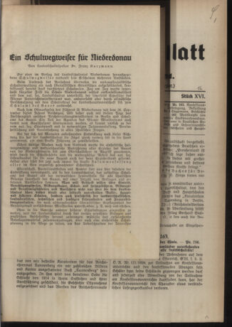 Verordnungsblatt für den Dienstbereich des niederösterreichischen Landesschulrates 19390915 Seite: 1