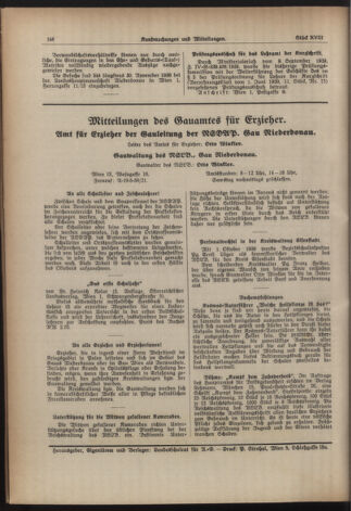 Verordnungsblatt für den Dienstbereich des niederösterreichischen Landesschulrates 19391015 Seite: 8