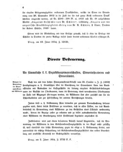 Verordnungsblatt für den Dienstbereich des K.K. Finanzministeriums für die im Reichsrate vertretenen Königreiche und Länder 18540120 Seite: 4