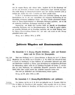 Verordnungsblatt für den Dienstbereich des K.K. Finanzministeriums für die im Reichsrate vertretenen Königreiche und Länder 18540209 Seite: 6