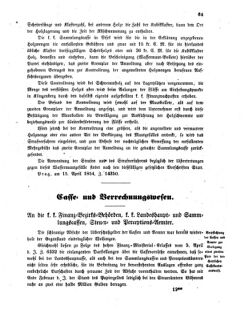 Verordnungsblatt für den Dienstbereich des K.K. Finanzministeriums für die im Reichsrate vertretenen Königreiche und Länder 18540423 Seite: 9