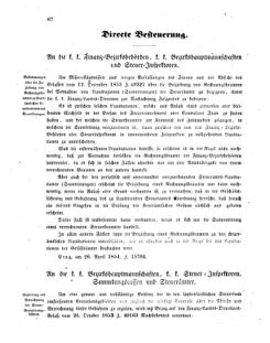 Verordnungsblatt für den Dienstbereich des K.K. Finanzministeriums für die im Reichsrate vertretenen Königreiche und Länder 18540502 Seite: 2