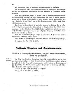 Verordnungsblatt für den Dienstbereich des K.K. Finanzministeriums für die im Reichsrate vertretenen Königreiche und Länder 18540518 Seite: 8