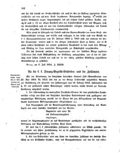 Verordnungsblatt für den Dienstbereich des K.K. Finanzministeriums für die im Reichsrate vertretenen Königreiche und Länder 18540713 Seite: 6