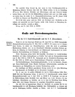 Verordnungsblatt für den Dienstbereich des K.K. Finanzministeriums für die im Reichsrate vertretenen Königreiche und Länder 18540729 Seite: 2