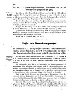 Verordnungsblatt für den Dienstbereich des K.K. Finanzministeriums für die im Reichsrate vertretenen Königreiche und Länder 18540923 Seite: 2