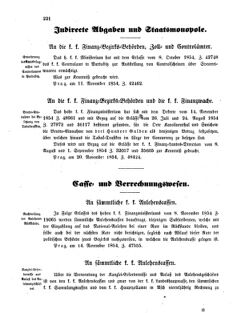 Verordnungsblatt für den Dienstbereich des K.K. Finanzministeriums für die im Reichsrate vertretenen Königreiche und Länder 18541126 Seite: 2