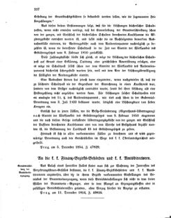 Verordnungsblatt für den Dienstbereich des K.K. Finanzministeriums für die im Reichsrate vertretenen Königreiche und Länder 18541220 Seite: 2