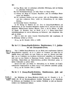 Verordnungsblatt für den Dienstbereich des K.K. Finanzministeriums für die im Reichsrate vertretenen Königreiche und Länder 18541231 Seite: 4